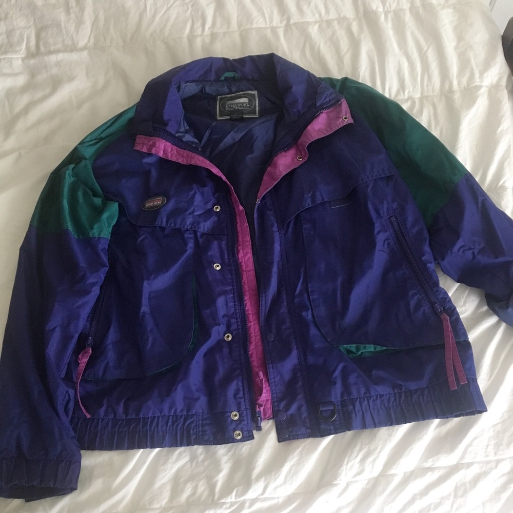 Vintage oversized windbreaker